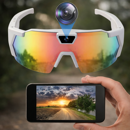 Sportowe okulary z funkcją nagrywania (Czarne)